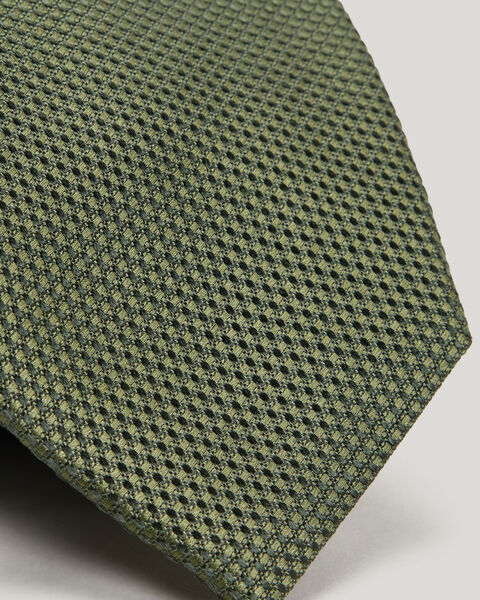 Silk Textured Two-tone Tie, Khaki, hi-res